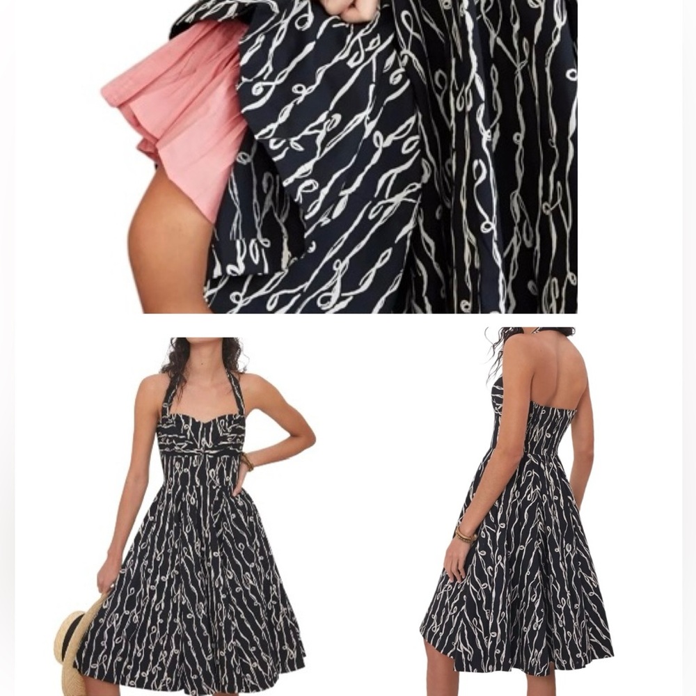 Anthropologie Girls From Savoy Cerys Halter Midi Dress